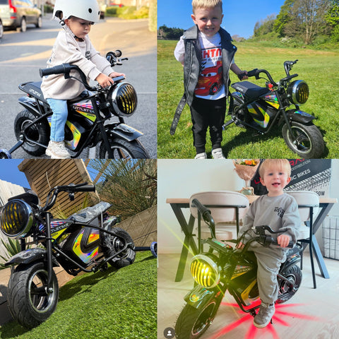 Littletrax 350W Kids Electric Bike – Ages 3 to 12+ ride on motorbike