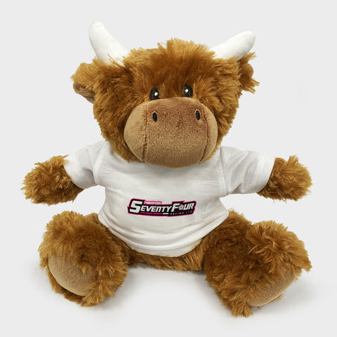 74 Racing Highland Cow T-Shirt Teddy