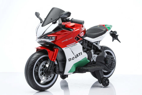 Kids Red 12v Licensed Ducati Panigale Ride-on Super Bike