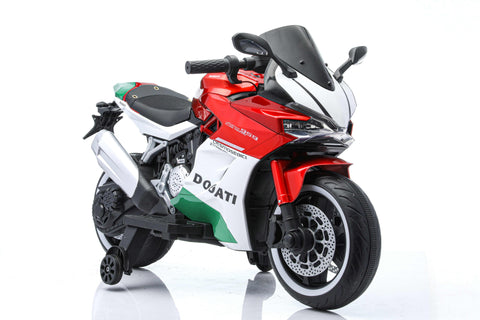 Kids Red 12v Licensed Ducati Panigale Ride-on Super Bike