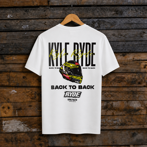 White Kyle Ryde 'Back to Back' T-Shirt
