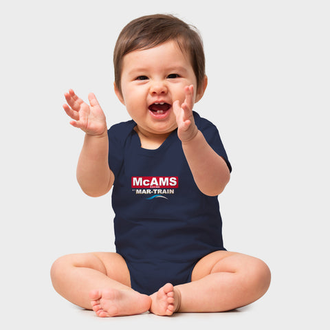 McAms Mar-Train Baby Grow