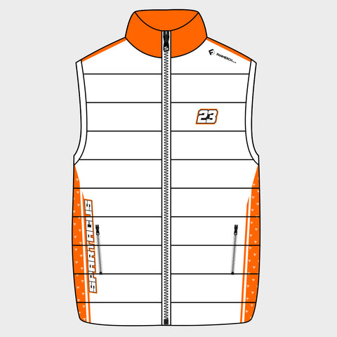 Marcus Simpson - Spartacus Gilet (Orange and White)
