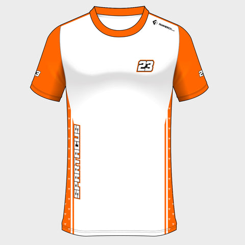 Marcus Simpson - Spartacus T-Shirt (Orange and White)