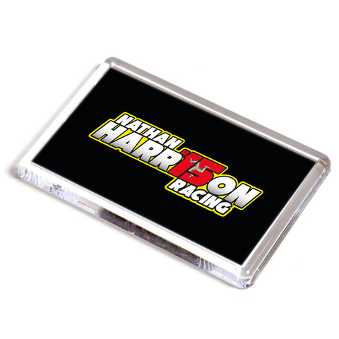 Nathan Harrison Racing Fridge Magnet