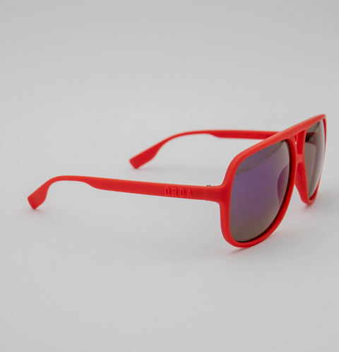 ORDA Chromo Vue Mirrored Blue / Purple Red Leftside Sunglasses