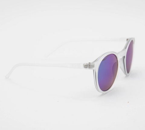ORDA Chromo Vue Mirrored Green Frosted Clear BD Sunglasses