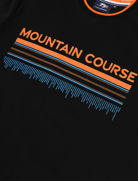 TT Races Mountain Course Wordmark T-Shirt - Black