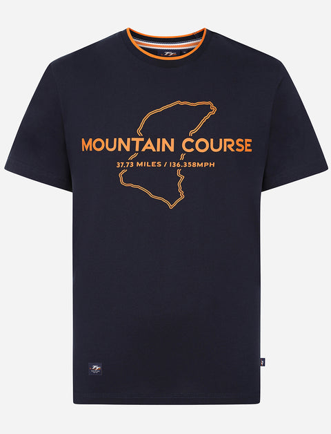 TT Races Mountain Course Wordmark T-Shirt - Navy