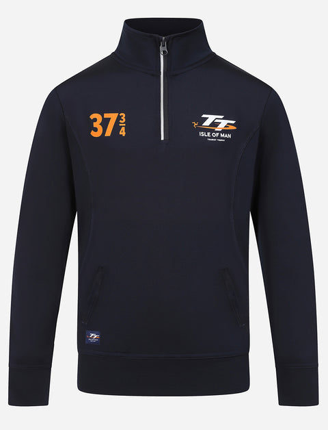 TT Races Kids Mountain 1/4 Zip - Navy