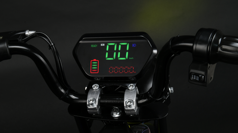 Littletrax 350W Kids Electric Bike – Ages 3 to 12+ ride on mini monkey bike - 3 speed, Bluetooth music, horn, lights, 36v