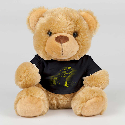 Speedway GP Teddy Bear - Yellow bike speed design