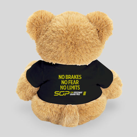 Speedway GP Teddy Bear - Yellow bike speed design