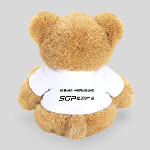 Speedway GP Teddy Bear - Black Geometric design