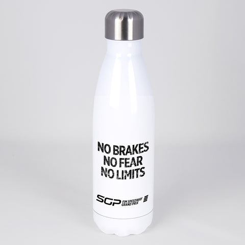 Speedway GP Water Bottle - No Brakes, No Fear, No Limits Design