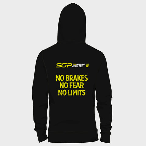 Speedway 1/4 Wheelie Black Hoodie Unisex
