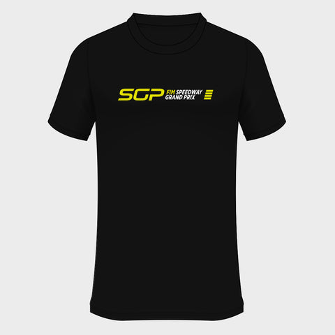 Speedway Wheelie Design T-Shirt Black Unisex