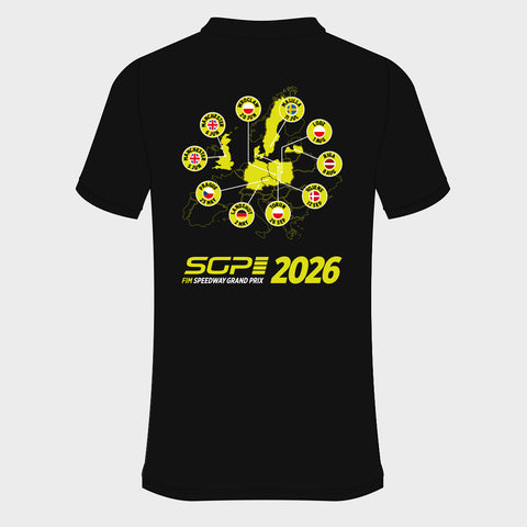 Speedway Course Calendar T-Shirt 2026 Black Unisex