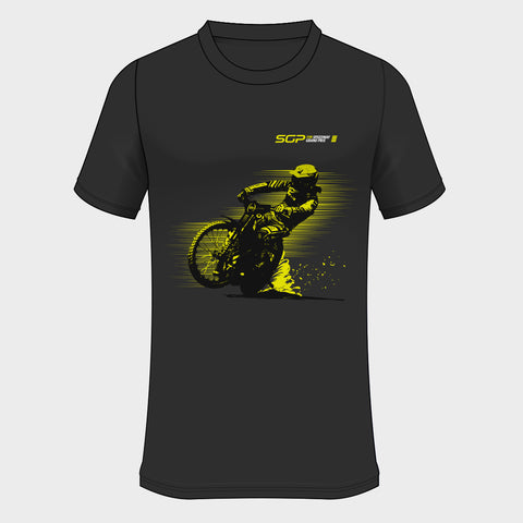 Speedway 1/4 Wheelie Grey T-Shirt Unisex
