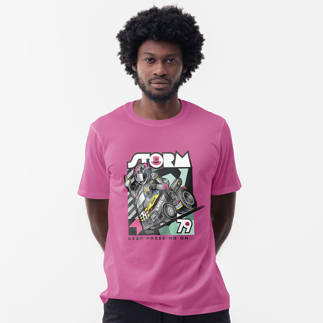 Storm Stacey T-Shirt - Electric Pink – Fan Merch