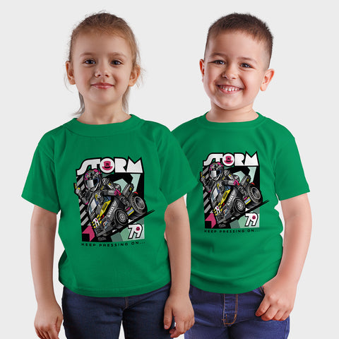 Storm Stacey Kids T-Shirt - Kelly Green