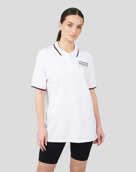 Oracle Red Bull Racing Unisex Core Polo - White