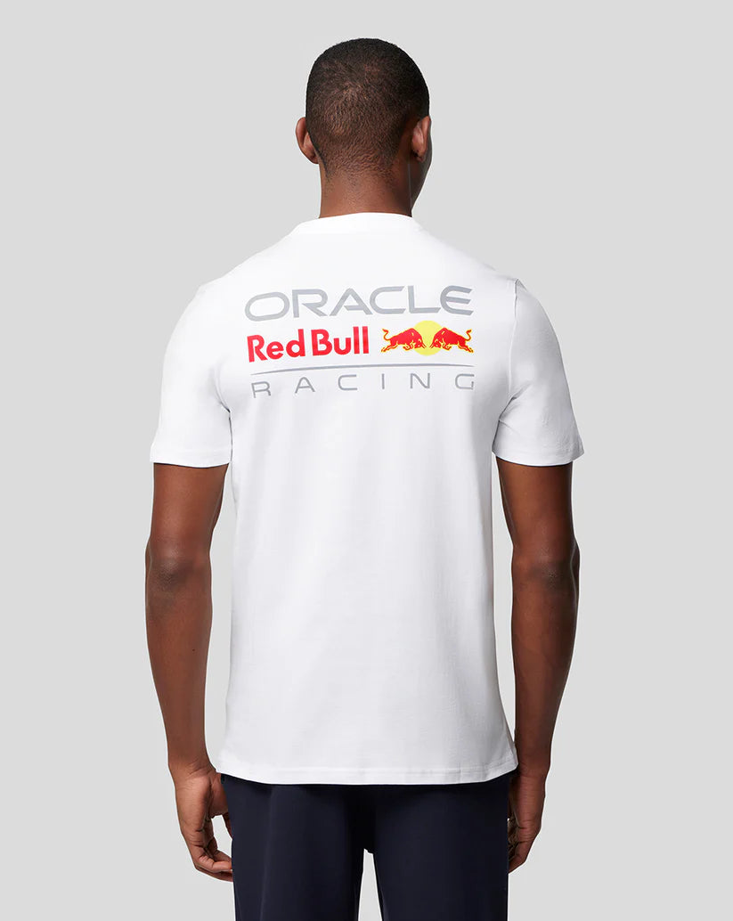 Oracle Red Bull Racing Unisex Core T-Shirt Full Colour Logo - White ...