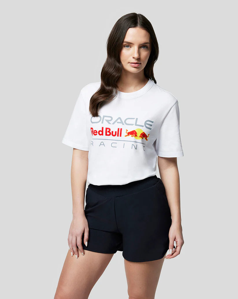 Oracle Red Bull Racing Unisex Large Front Logo T-Shirt - White – Fan Merch