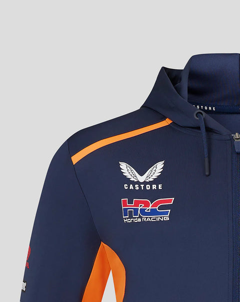 Unisex Honda HRC Repsol Zip Up Hoodie - Black Iris