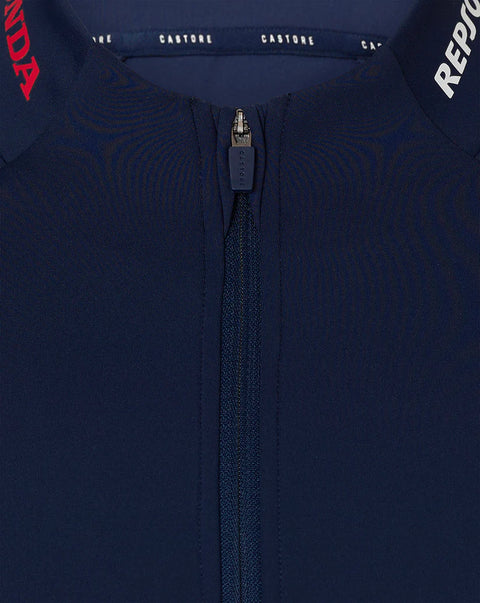 Unisex Honda HRC Quarter Zip Top - Black Iris