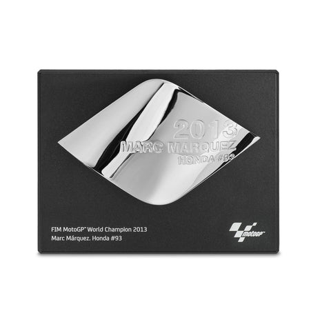 Marc Marquez MotoGP™ 2013 Honda MotoGP Team Signed Replica Trophy Champion Piece
