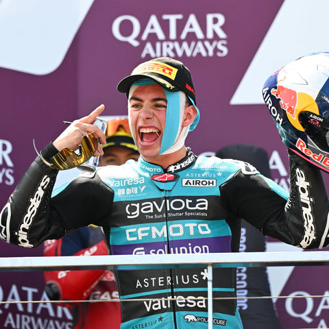 David Alonso 2024 CFMOTO Aspar Team Season Used Championship Winning Bike Moto3 - Fairing In Acrylic