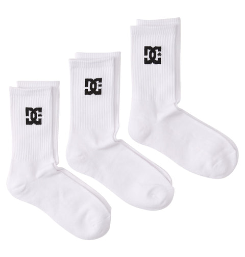 DC - Crew Socks for Men - White