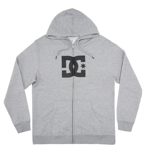 DC Star - Zip-Up Hoodie for Men (Grey)