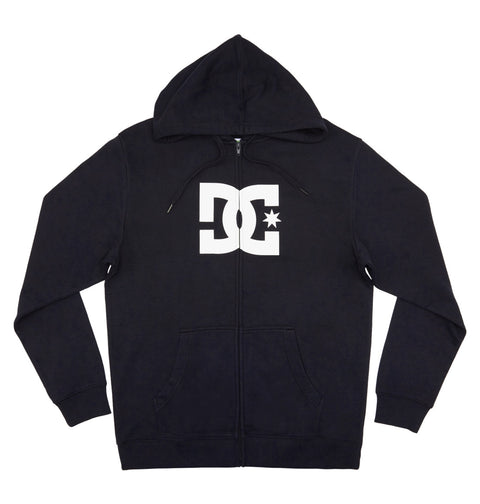 DC Star - Zip-Up Hoodie for Men (Black)