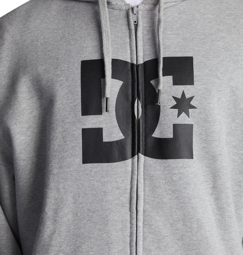 DC Star - Zip-Up Hoodie for Men (Grey)