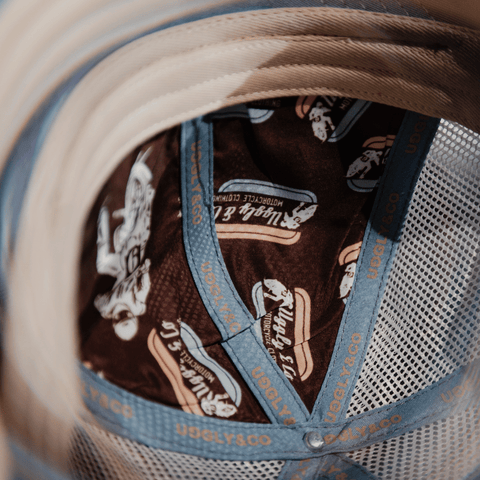 Dusty Blue Flattrack Cap