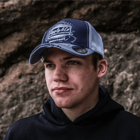 Blue Surf Diamond Cap