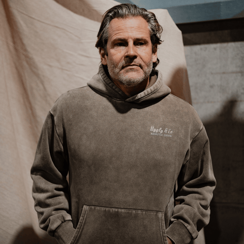 Green Diamond Acid Wash Hoodie