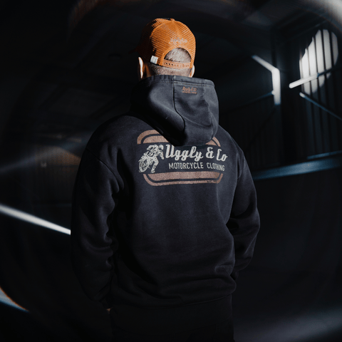 Black Flattrack Hoodie