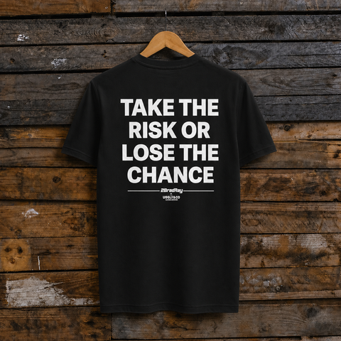 Black Bradley Ray 'Take the Risk' T-Shirt