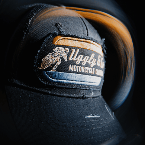 Black Flattrack Cap