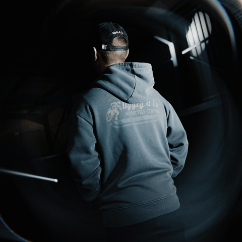 Blue Flattrack Hoodie