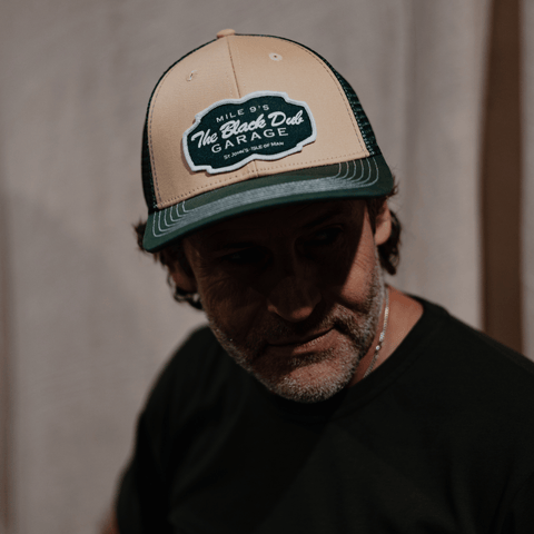 Green & Beige Garage Cap