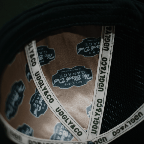 Green & Beige Garage Cap