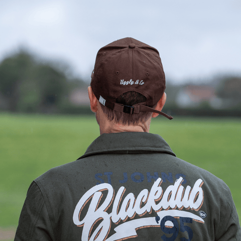Brown 'Aviation' Diamond Trucker Hat