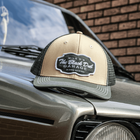 Green & Beige Garage Cap