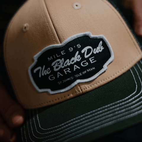 Green & Beige Garage Cap