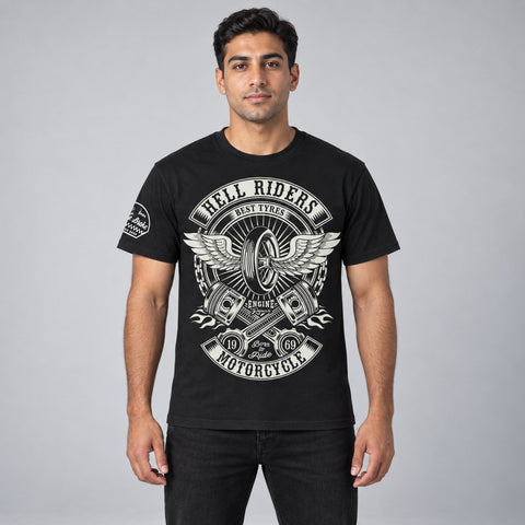 Hell Riders Winged T-Shirt