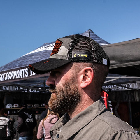 Grey Camo Diamond Cap